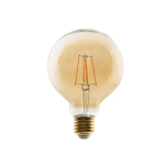 10593 BULB VINTAGE LED, E27, G95, 6W, 2200K, ANGLE 360